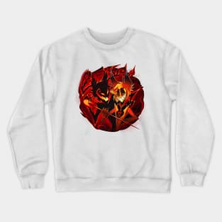 Fire  And Two Man Crewneck Sweatshirt